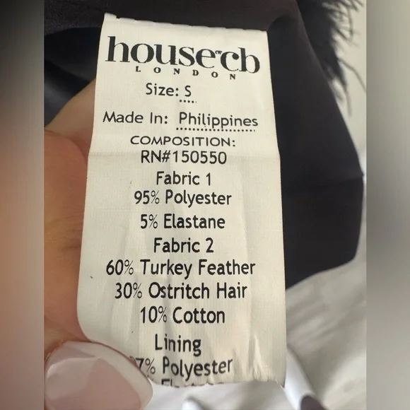 House of CB Esme Black Oversized Blazer - Size S - Picture 14 of 16